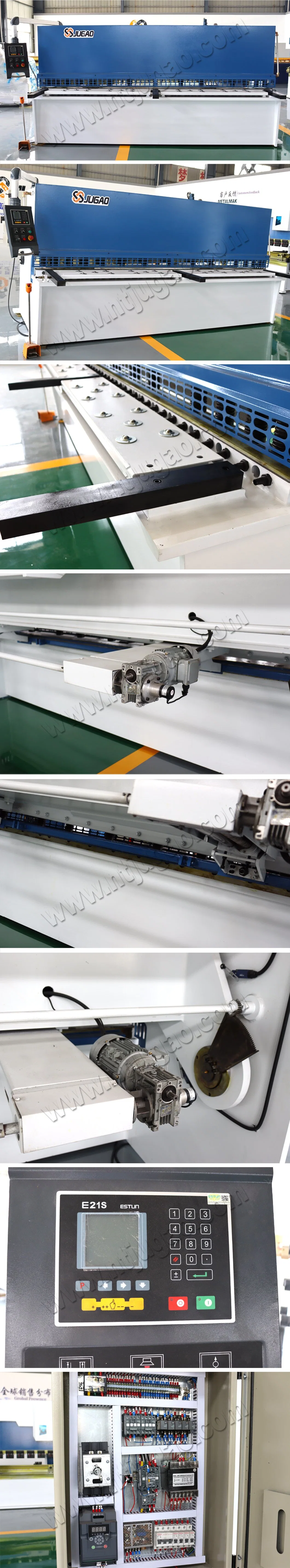 CNC Hydraulic Swing Beam Type Guillotine Shear Machine for Metal Sheet Cutting