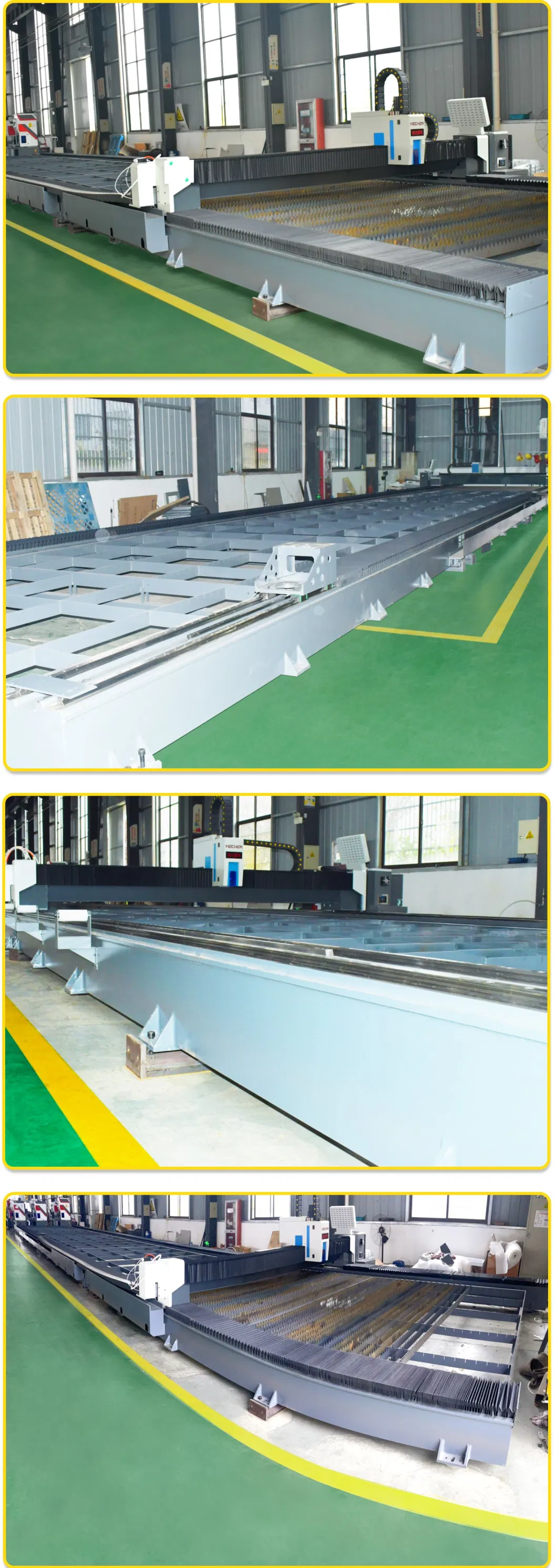 Hcgmt&reg; 6000W/35*4m Ultra-Long Stainless Steel Plate CNC Machining Laser Equipment Cutting Lathe