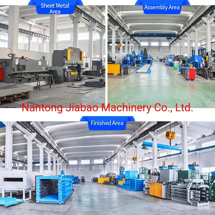 China Premium Reliable Supplier Baler Manufacturer Semi-Automatic Hydraulic Press for Compacting Waste Plastic/Pet Bottles/Cardboard/Sponge PLC Controlled CE