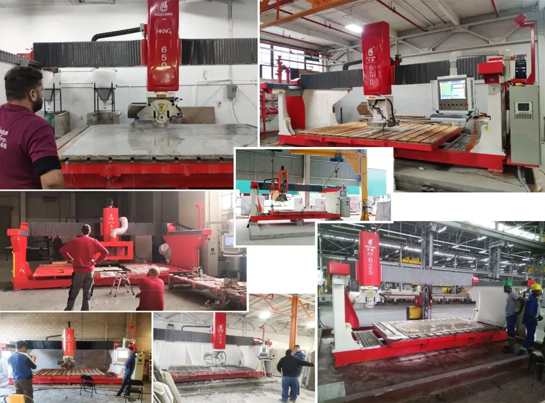Bcmc 5 Axis CNC Bridge Saw for Stone Italy Esa System Automatic Marble Stone Cutting Machine