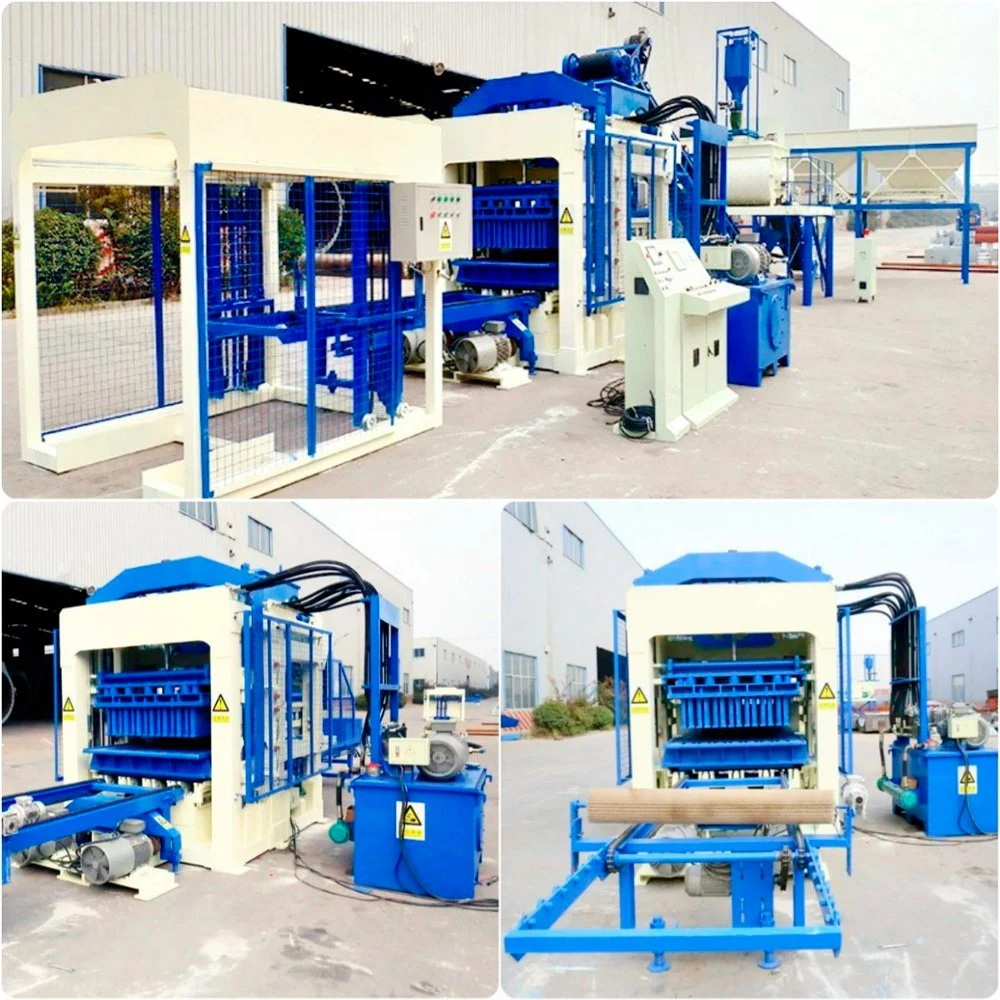 Qt8-15 Block Machine Fully Automatic Hydraulic Press Cement Concrete Hollow Brick Molding Machine for Sale