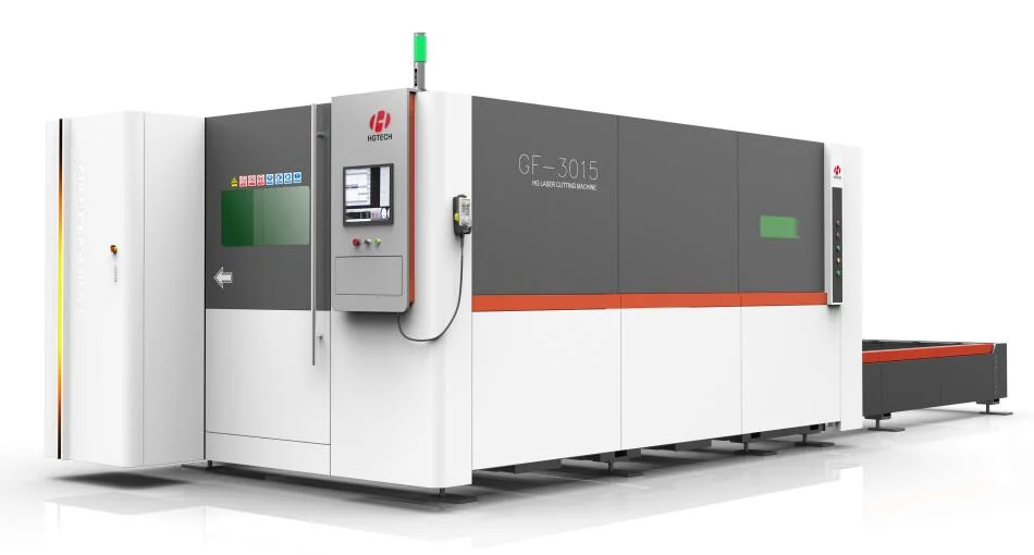 Hgtech 500W 1kw 2kw 1000W 3000W 3015 Ipg/Raycus/Max CNC Metal /Stainless Steel/Iron/Aluminum/Copper/Ss/Ms Plate Fiber Laser Cutter Cutting Machine Price
