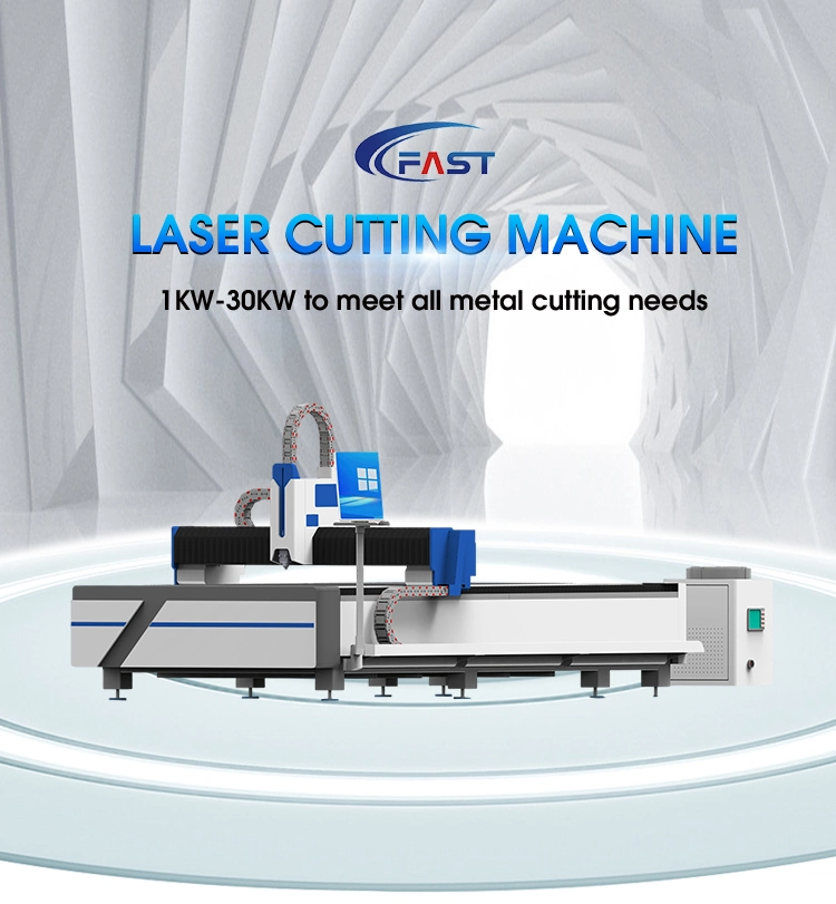 2024 Fiber Laser Metal Sheet 1kw 1500W 2kw 3kw Fiber Laser Cutting Machine