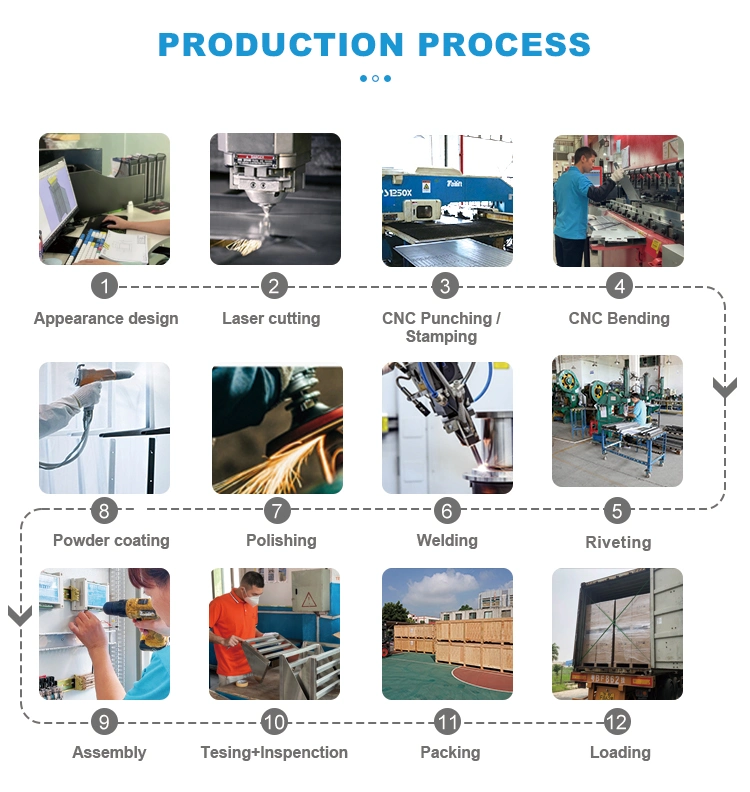 Custom CNC Lase Cut Bend Weld Chrom Powder Coated Anodized Metal Enclosure Cutting Laser