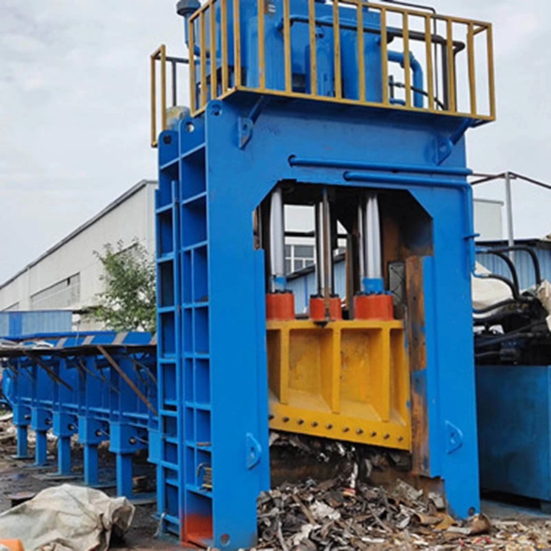 350t to 2500t Heavy Duty Hydraulic Gantry Guillotine Shear Waste Metal Scrap Cutting Machine Guillotine Scissors