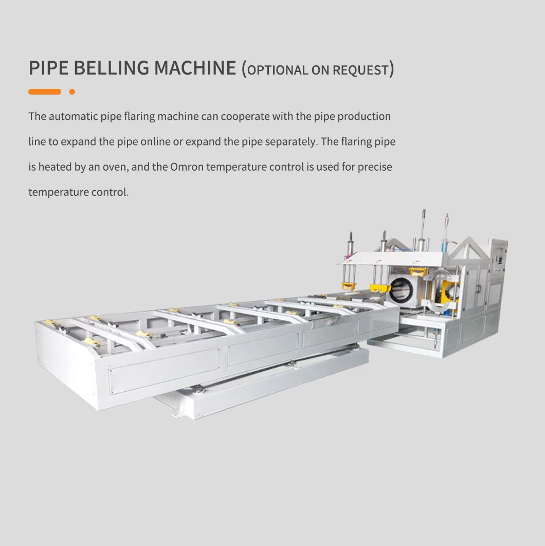 Plastic PVC/CPVC/UPVC Water&amp; Electric Conduit Pipe/Tube (extruder, haul off, cutting winding, belling) Extrusion/Extruding Making Production Line Machine