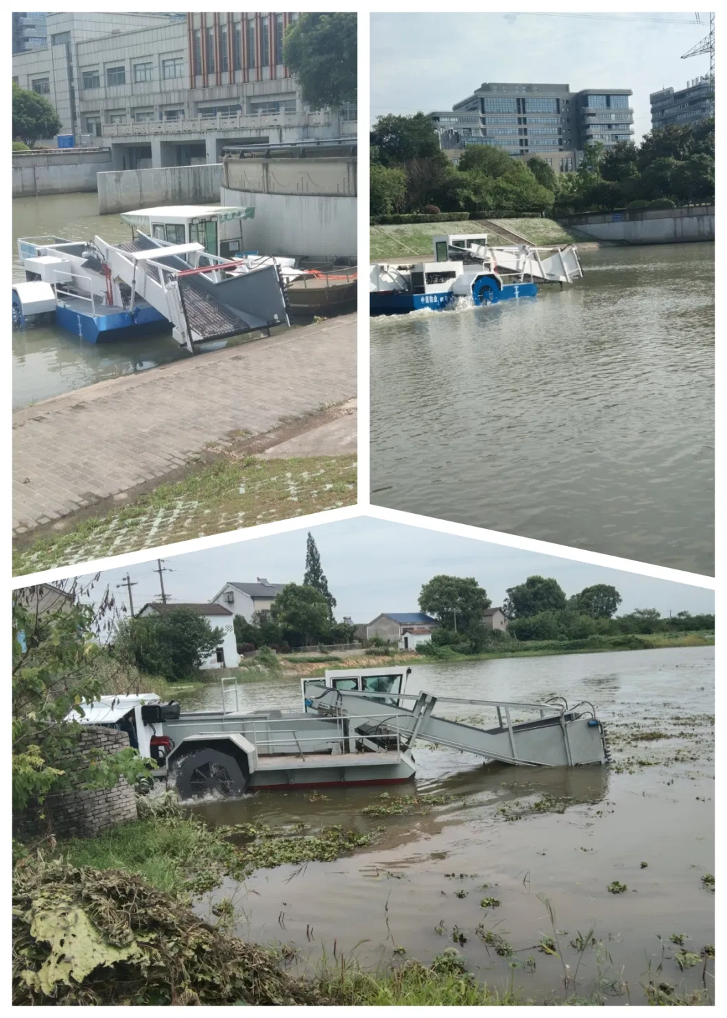 Shenghe Widely Used Weed Harvester Seaweed Cutting for River and Lake Clean