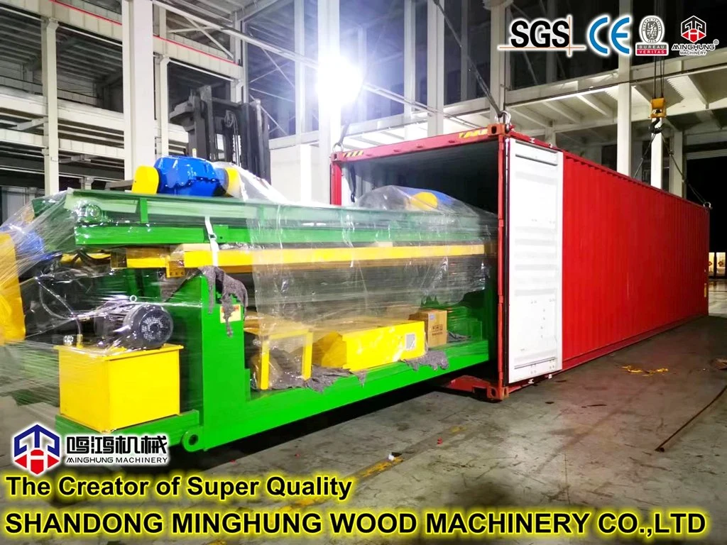 Hydraulic Woodworking Veneer Plywood Hot Press Machine with Automatic Loader and Unloader