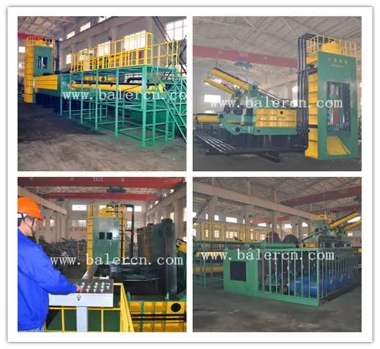 Hydraulic Scrap Metal Steel Iron Aluminum Car Shear Baler