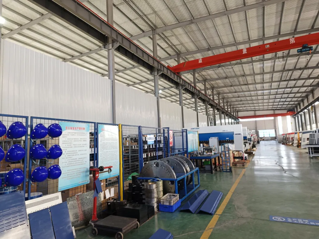 Batch Processing Metal Sheet, Full Electro Servo CNC Turret Punch Machine with Stamping, Cutting, Rolling and Forming Function