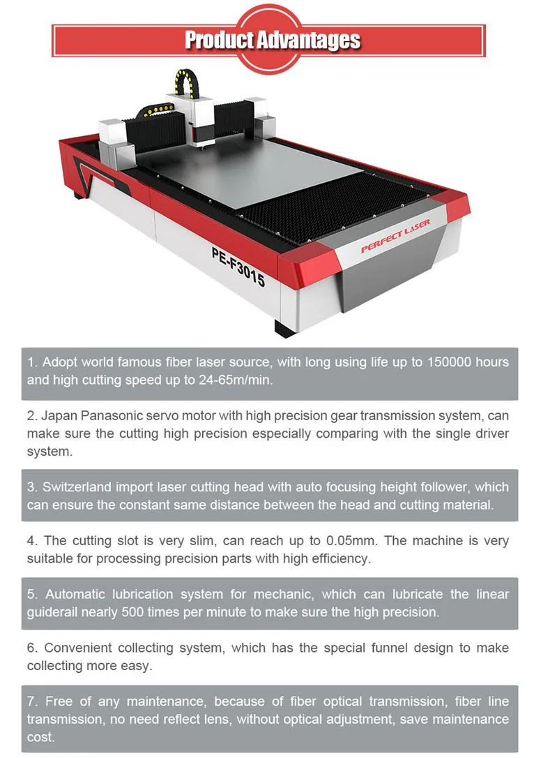 Perfect Laser-Hot Selling 1kw 2kw 500W 1000W 2000W 3000 Watt 1530 3015 Ipg/Raycus CNC Metal /Stainless Steel/Carbon Plate Fiber Laser Cutter Cutting Machines