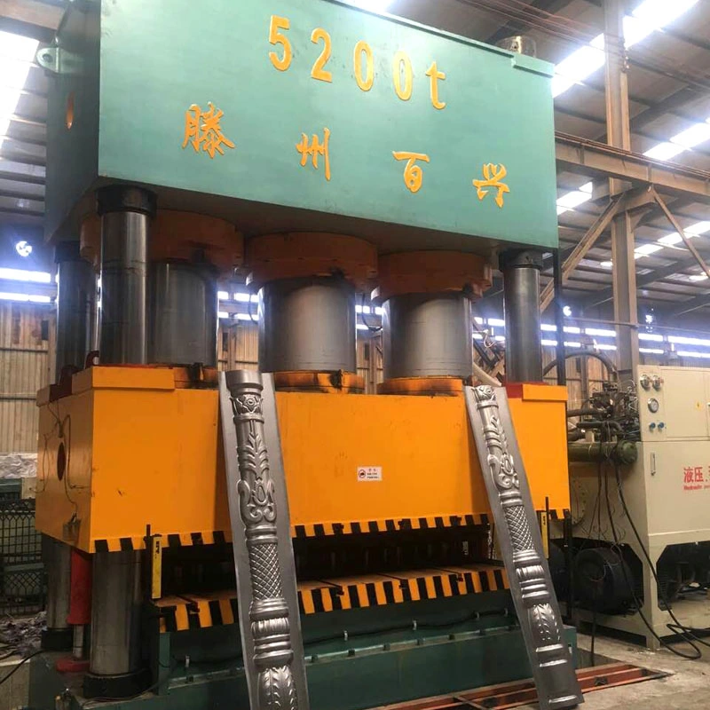 5200 Tons of Roman Column Molding Hydraulic Press Metal Deep Drawing Machine Copper Iron Aluminum Door Frame Embossing Hydraulic Press
