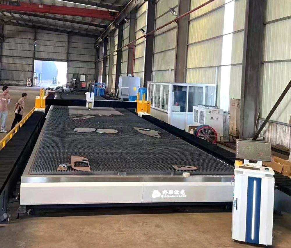 Two Table Fiber CNC Laser Sheet and Tube Cutting Steel Machine for Ms Ss Al Copper Alloy Carbon Mild Steel Plate and Pipe