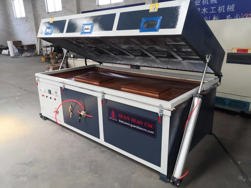 TM2480c-2 Vacuum Membrane Press Machine Hot Press Laminating Machine Woodworking CNC Router/CNC Machinery for 3D Door PVC MDF Covering with Ce