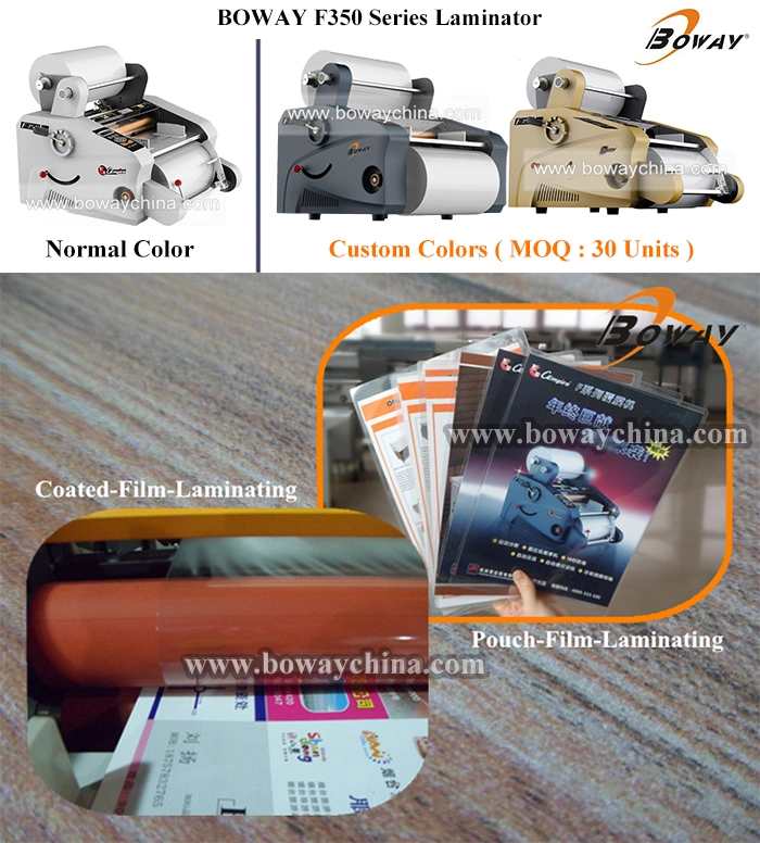 Boway Cheap F350A Hot Roll Film Lamination Laminator Machine