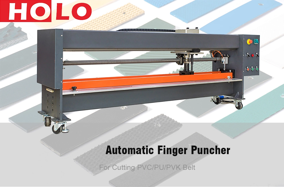 Holo Tb300 Automatic Finger Puncher for PU PVC Belt. Making V Pattern Finger, Double Finger.