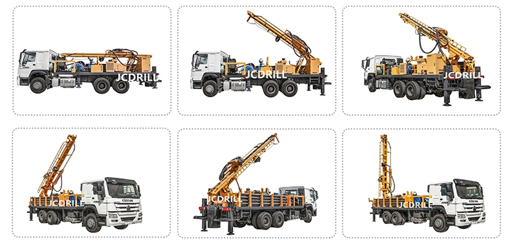 (CSD300) 300m Depth Borehole Drill Rig Hydraulic Rotary DTH Water Well Drilling Truck Mounted Oil Drilling Equipment Machine