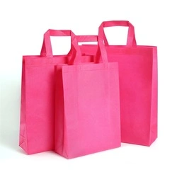 Eco Reusable Non Woven Shopping Bag for Grocery Promotion Custom Wholesale PP Non-Woven Fabric Tote Bags Die Cut Handle Foldable