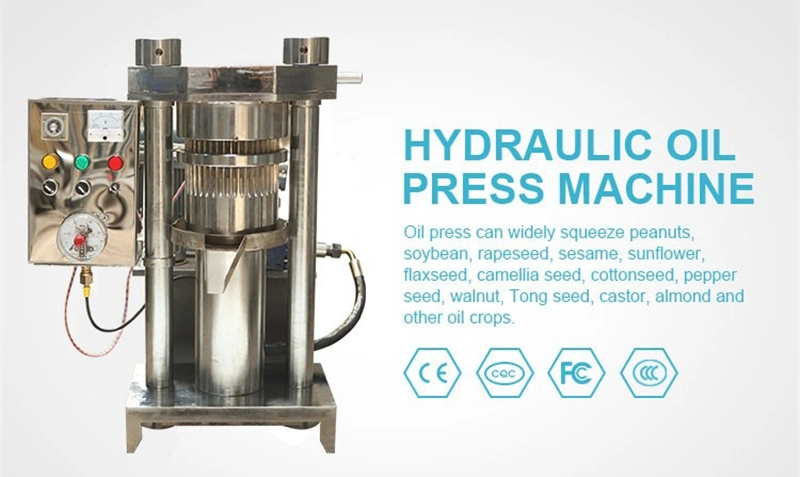 Mini Commercial Sesame Hydraulic Plate Cold Oil Press Cocoa Machine