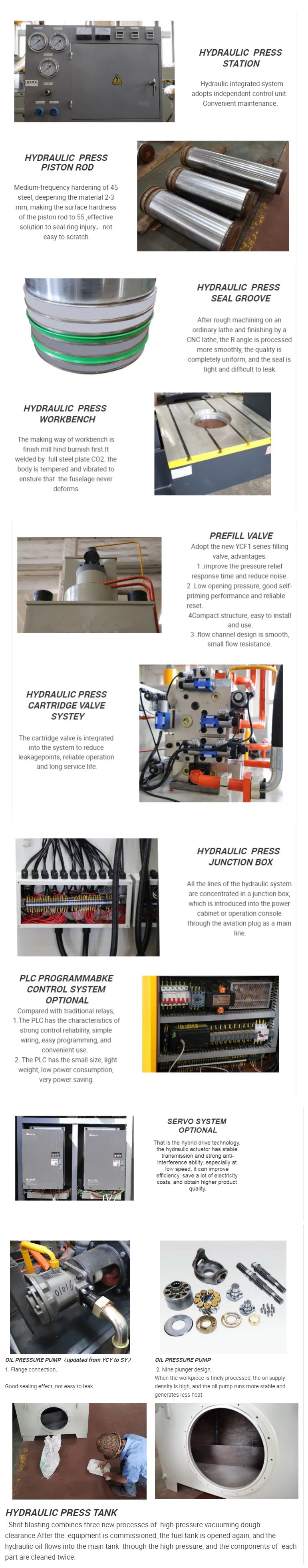 Multi-Purpose Excellent 4 Post Pillar Hydraulic Press for Sale