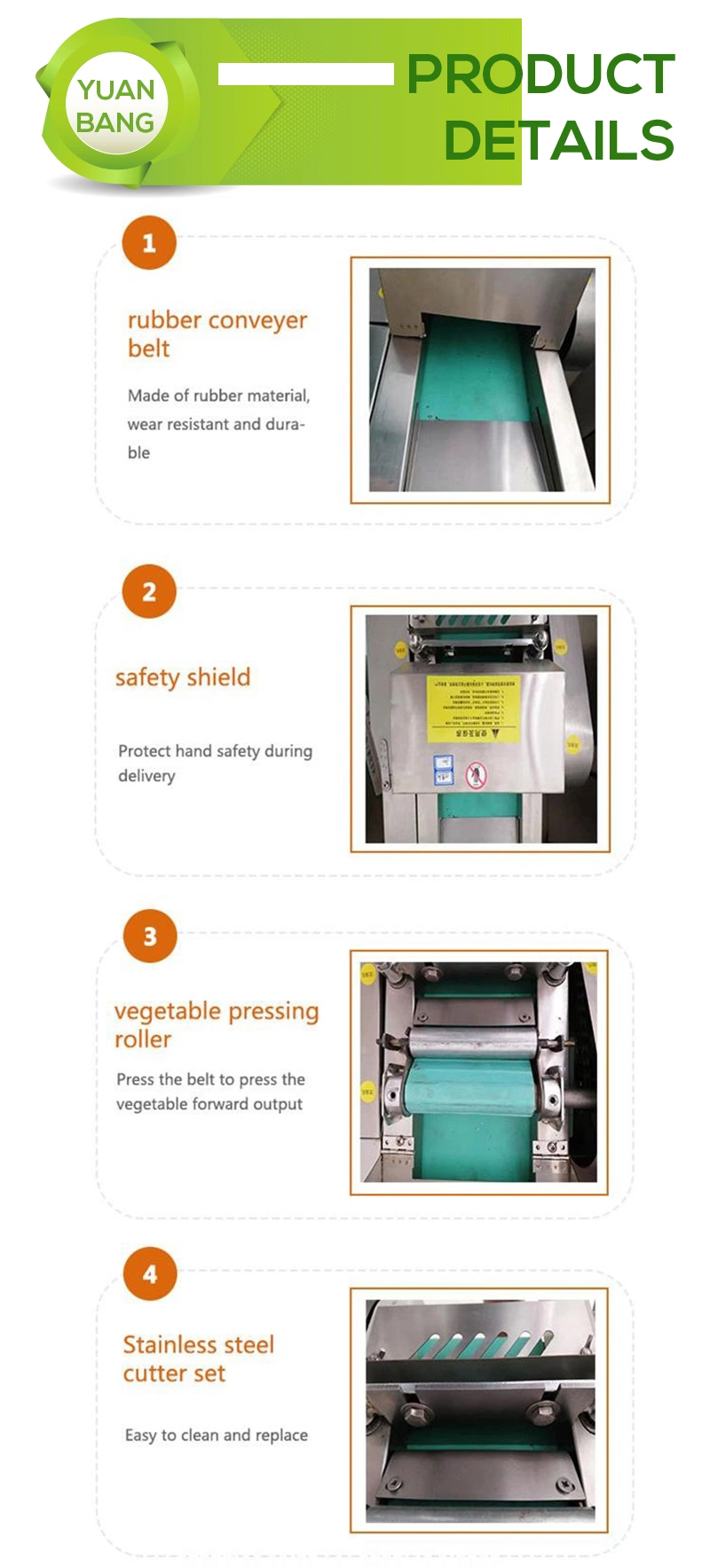 Factory Price Leaf Vegetable Washing Cutting Machine