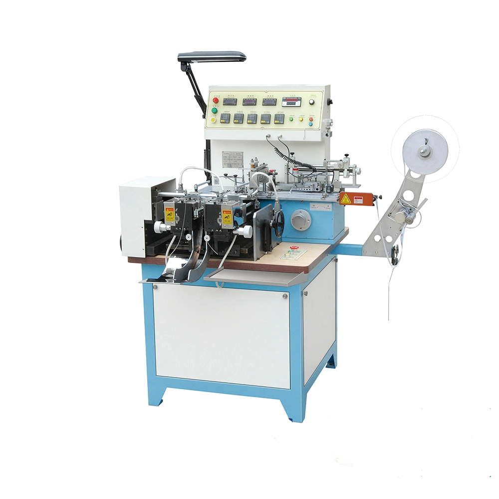 Jingda Printed Fabric Label Cut and Fold Machine for Woven Label Clothing Care Label Jz-2817