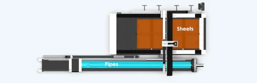 3015 Laser Cutting Machine Metal Tube and Ms Plate Fiber Laser Cutting Machine