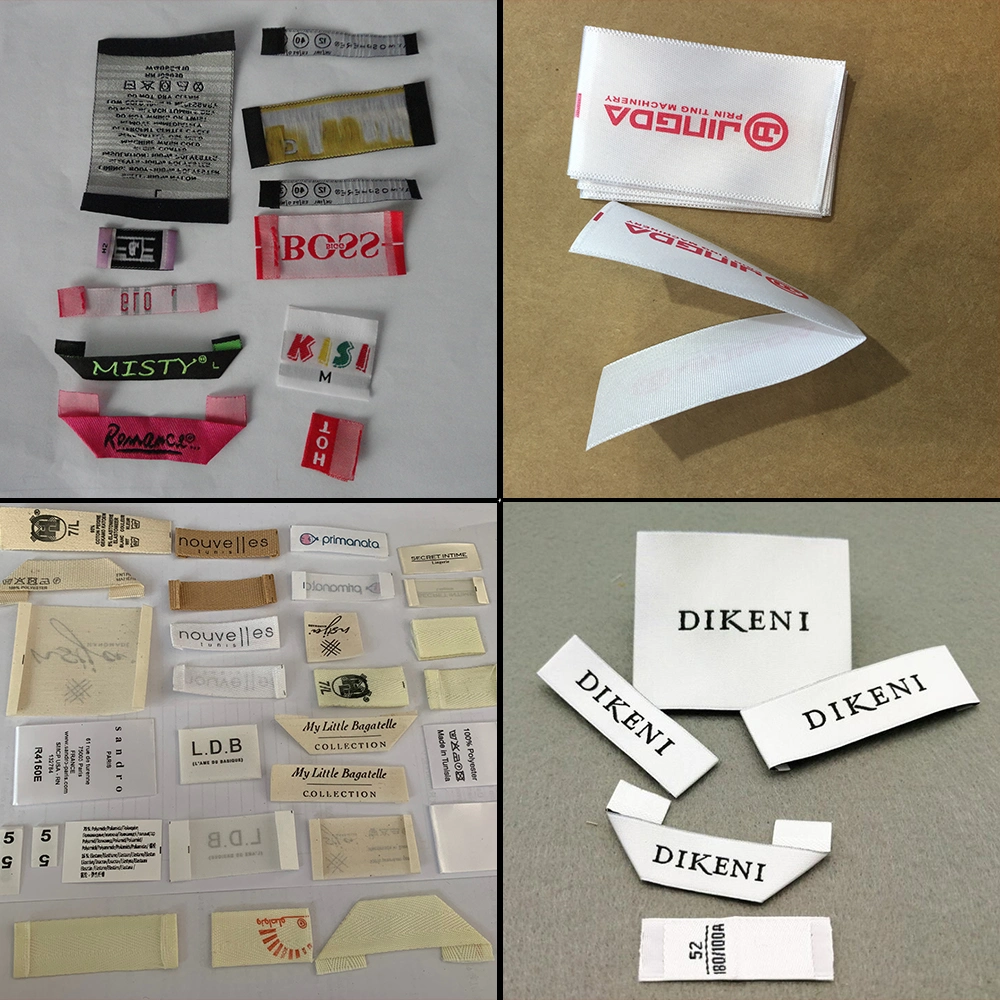 Jingda Printed Fabric Label Cut and Fold Machine for Woven Label Clothing Care Label Jz-2817