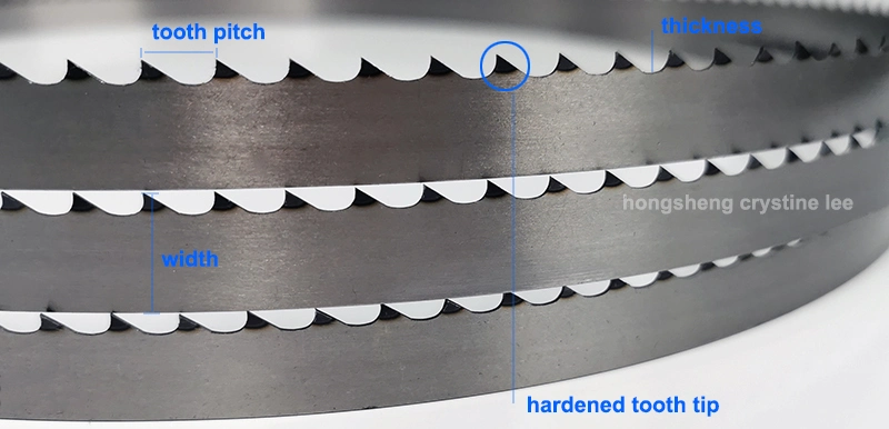 1650X0.5X16 Saw Machine Meat Bone Cutting Butcher Band Saw Blade Food Manufacturer