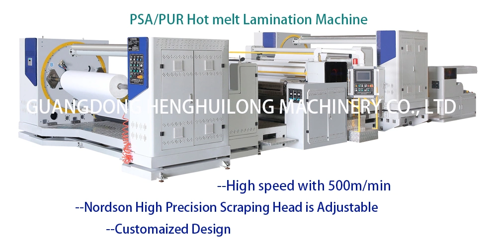 2000mm Diaper Backsheet Hot Melt Adhesive Full Laminating Machine