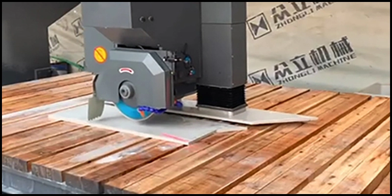 4 Axis CNC Stone Cutting Machine 45 Degree Tilting Bridge Type Saw Quartz Marble Granite Chamfering Processing Grinding Machine Factory Price for Sale