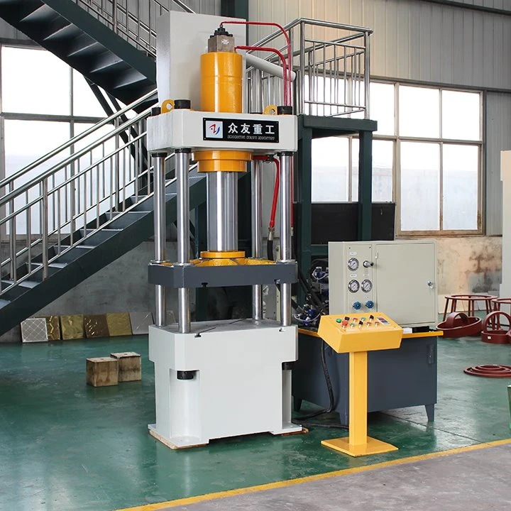 100/150/160/200 Ton 4 Colum Double Action Automatic Metal Forming Deep Drawing Hydraulic Press Machine for Bening, Stamping, Metal Embossing, Extrusion