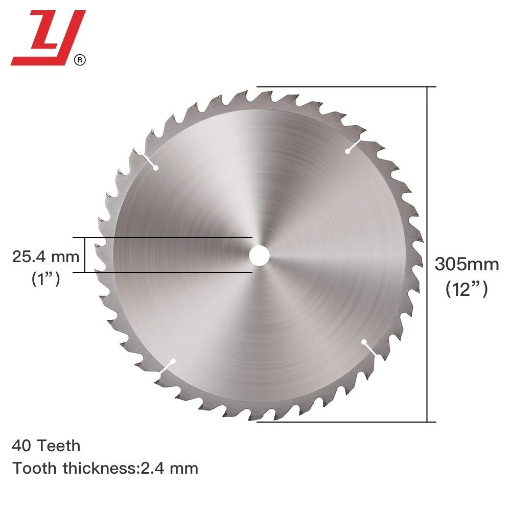 Zhenyu 12&quot; 40t Circular Saw Blade for Woodworking Machinery Wood Cutting