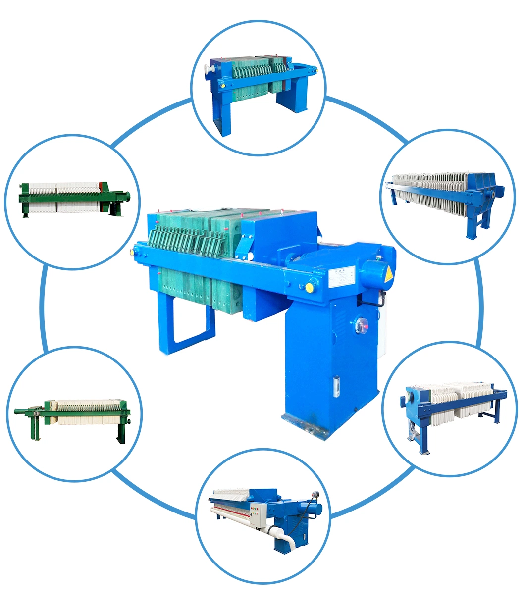 Auto Pull Plate Filter Press Hydraulic Controlled Industrial Press Filter Machine
