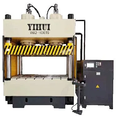Aluminum Sheet Metal Press Forming Double Action Hydraulic Press 400 Ton