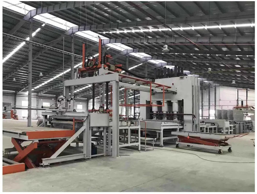 Plywood Making Machine and CNC Router Short Cycle Melamine Laminating Hot Press Machine