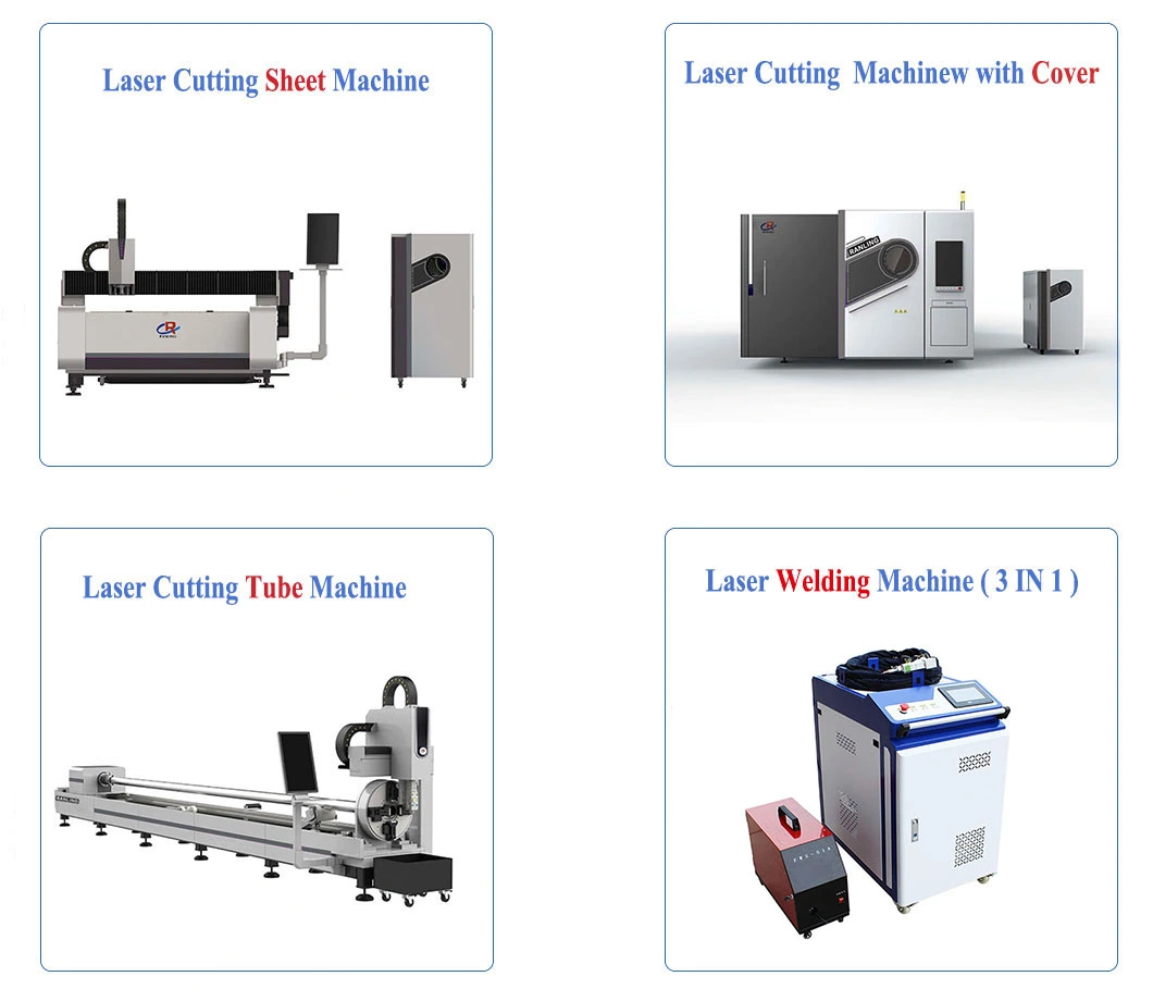 Good Price Durable CNC Brass Metal Stainless Steel Aluminum Laser Cutter with High-Accuracy