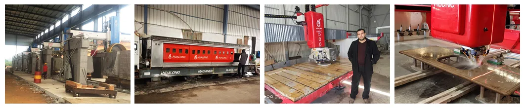 Hknc-500 High Speed CNC Slates Cutter Bridge Stone Cutting and Milling Machine Bridge Saw 5 Axis Countertops 3D Marble Granite Italy Pegasus System Poland UK