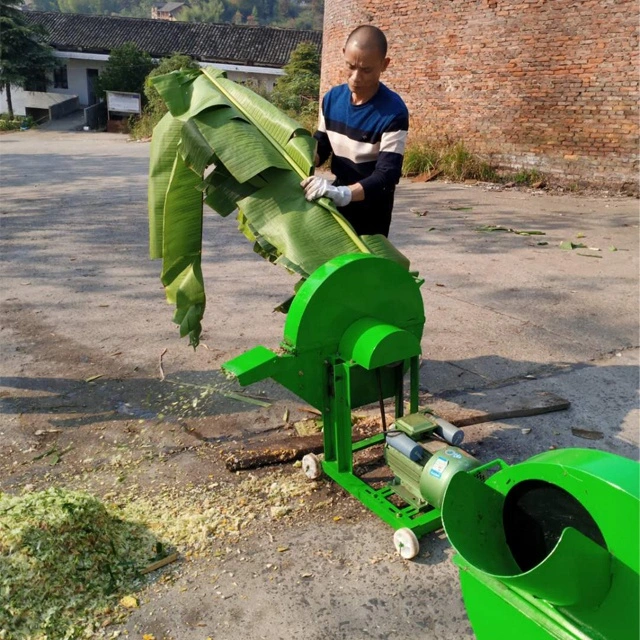 Gasoline Engine Powered Banana Tree Leaf Cutting Machine Banana Trees Shredder Machine Price