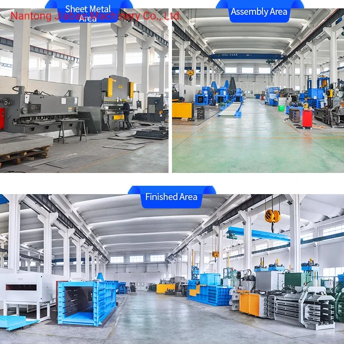 Good Performance Double Cylinder Press for Packing Solid/Rigid Waste Factory Directly 100 Tons Hydraulic Power Machine Packing Fiber with CE Approved for Sale