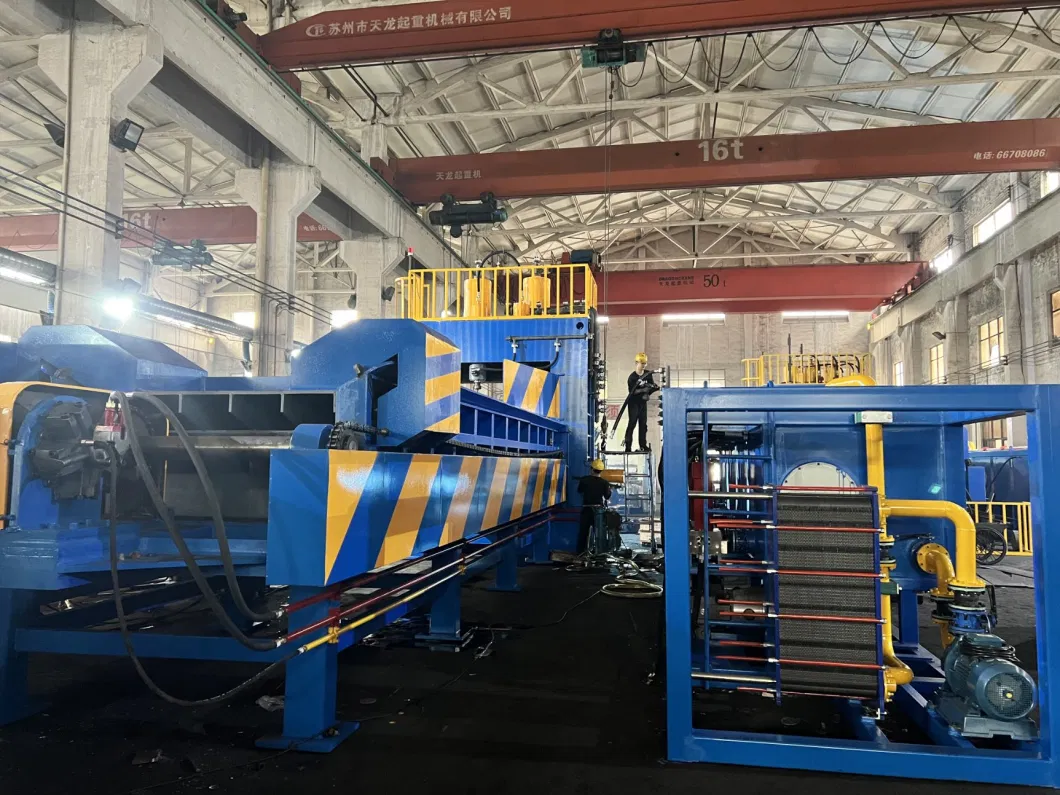 I-Beam Rebard Cutter Manufacturer Sheet Guillotine Shear Cutting Machine Aluminum Recycling Machinery Metal Cutting Shear