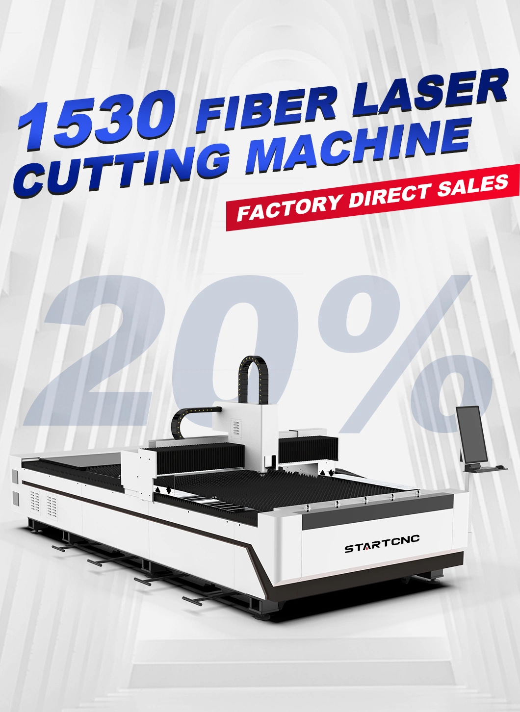 1560 6kw Laser Cut Machine Fiber Laser Cutting