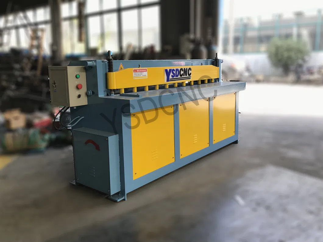 Electric Mechanical Sheet Metal Shearing Cutter Machine/ Motor Driven Plate Guillotine Shear Cutting Machine