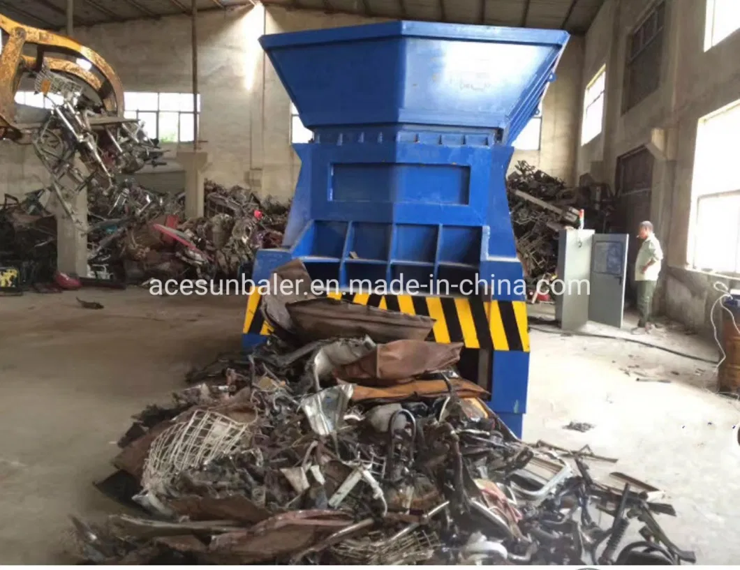 Heavy Duty Hydraulic Scissor Aluminum Recycling Machine Vertical Shear Ws 1000 Container Shear Metal Scrap Sheet/Pipe Shear Cutting Machine