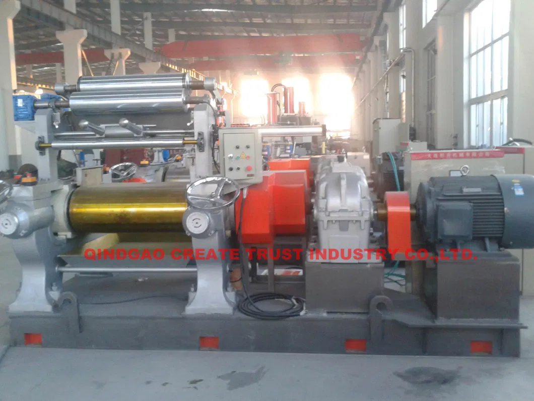 High Quality Rubber Rolling Mill with Stock Blender (CE/ISO9001)