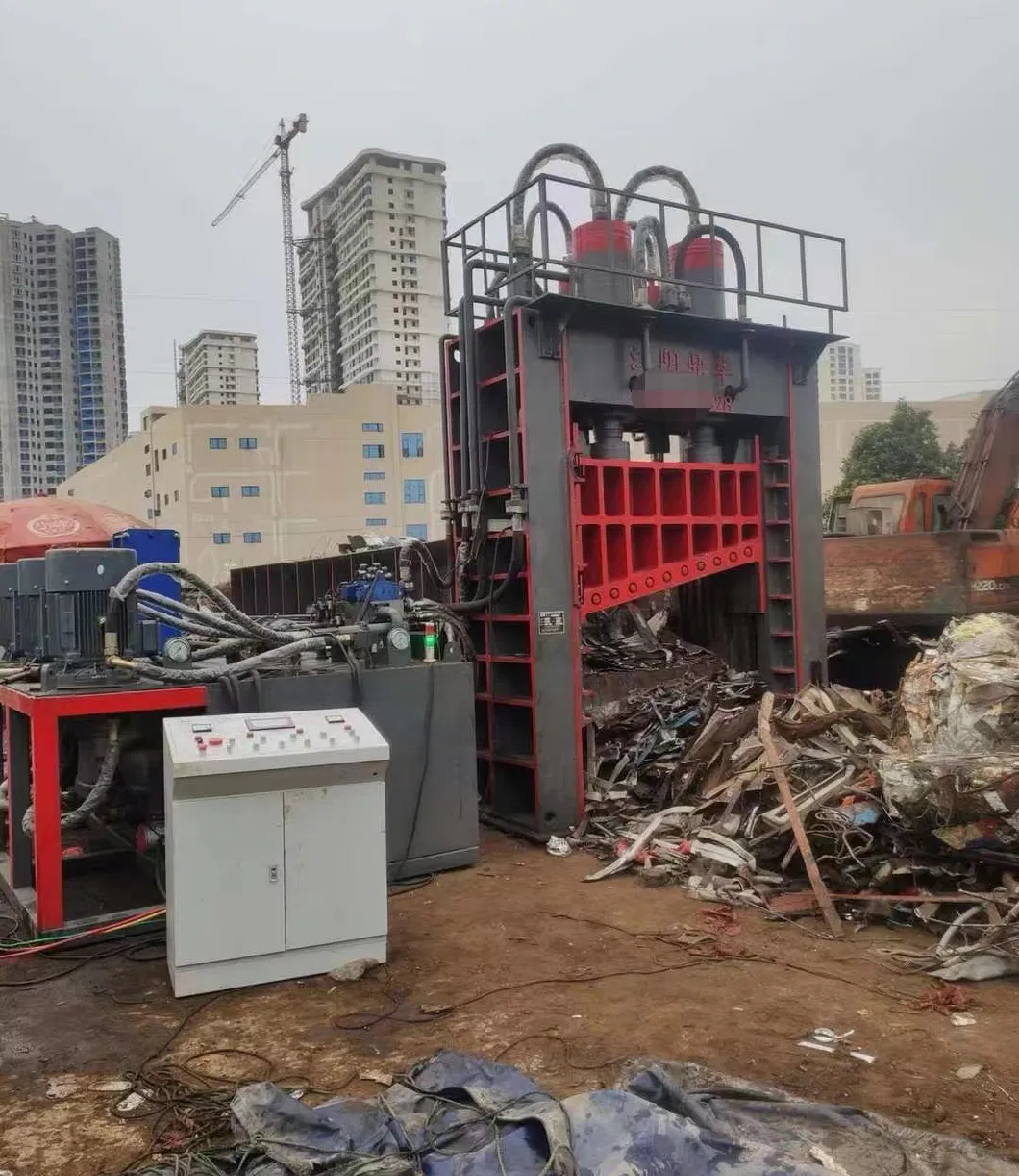 Heavy Cutting Machine Guillotine Metal Shear Machine Scrap Steel Iron Hydraulic Gantry Shear Machine for Steel Plant Recycling