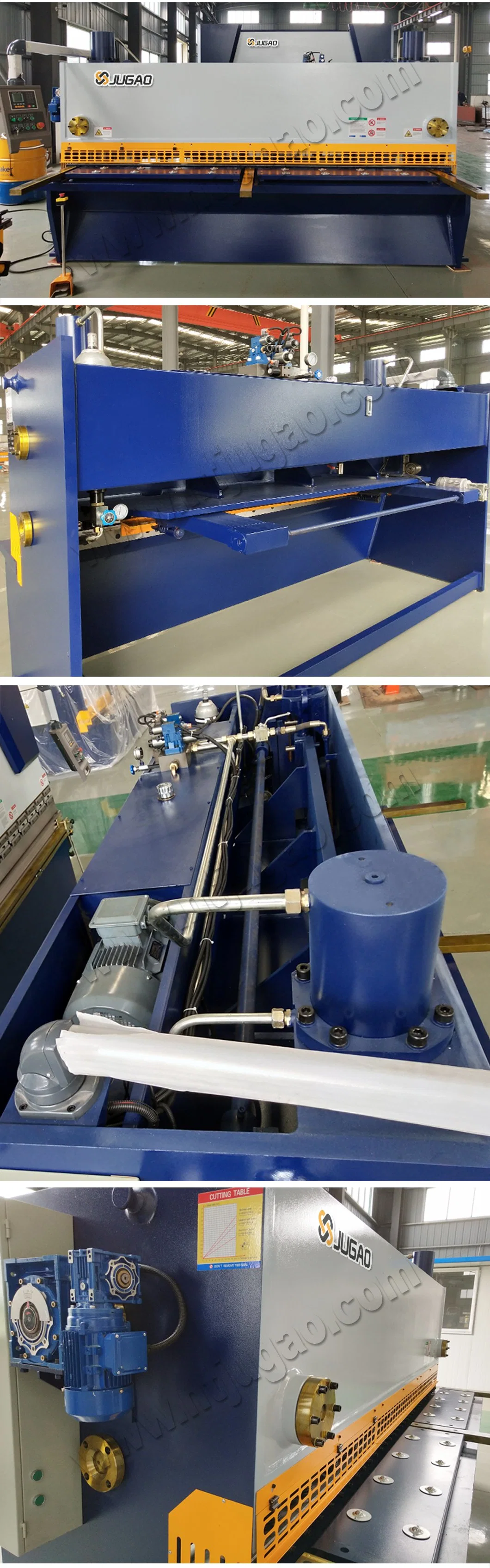 Electric Hydraulic Sheet Steel Cutter CNC Hydraulic Guillotine Foot Pedal Shearing Machine