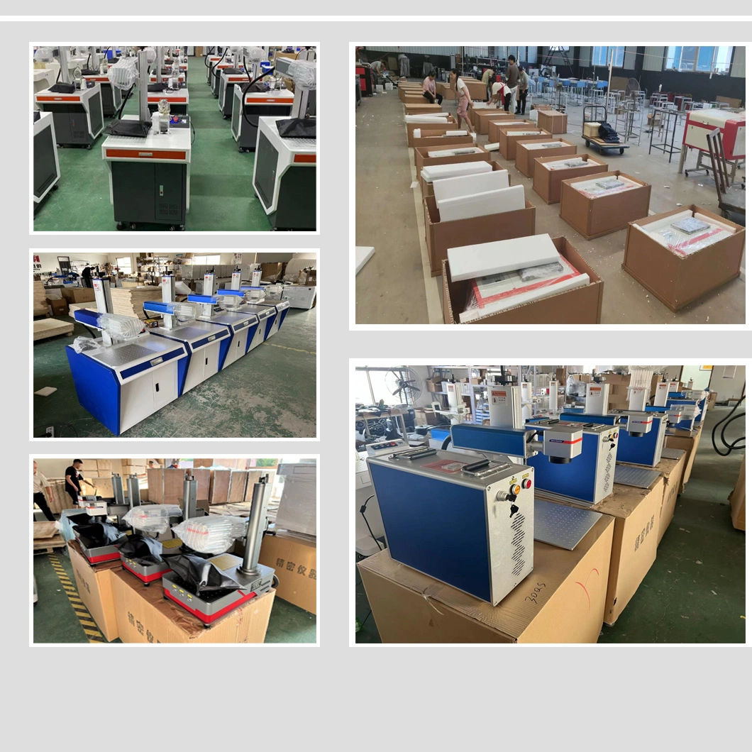 20W 30W 50W Factory Manufacturer Desk Type Fiber Laser Printing Machine for Marking Cup Logo