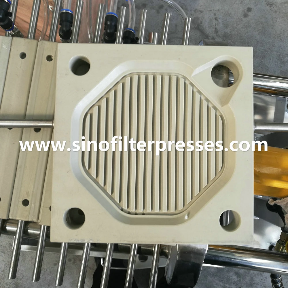 Hand Operation Small Hydraulic Filter Press for Small Capacity Slurry Filtering