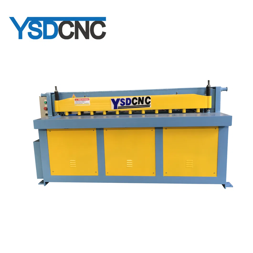 Electric Mechanical Sheet Metal Shearing Cutter Machine/ Motor Driven Plate Guillotine Shear Cutting Machine